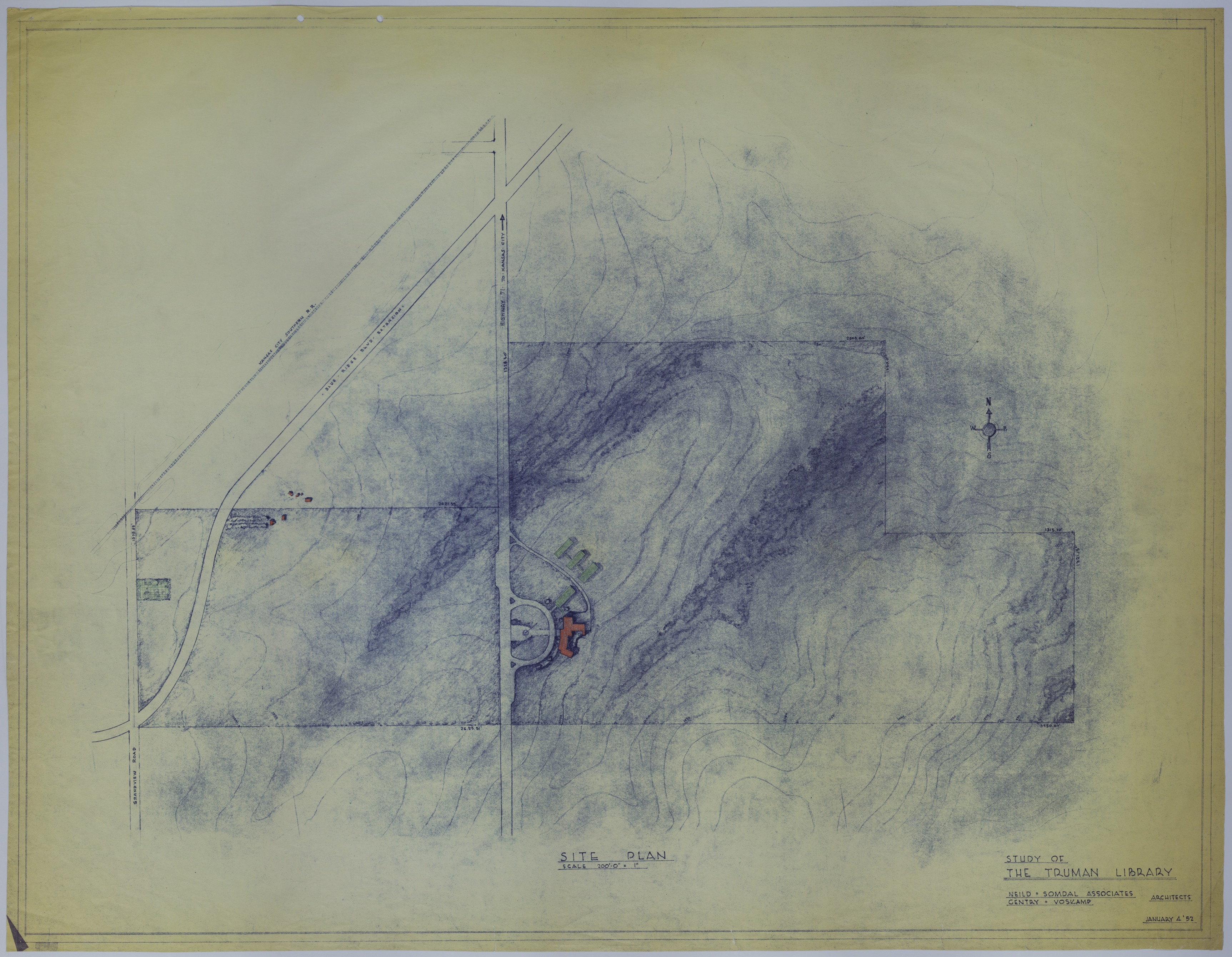 M42.jpg Drawing of the Proposed Harry S. Truman Library