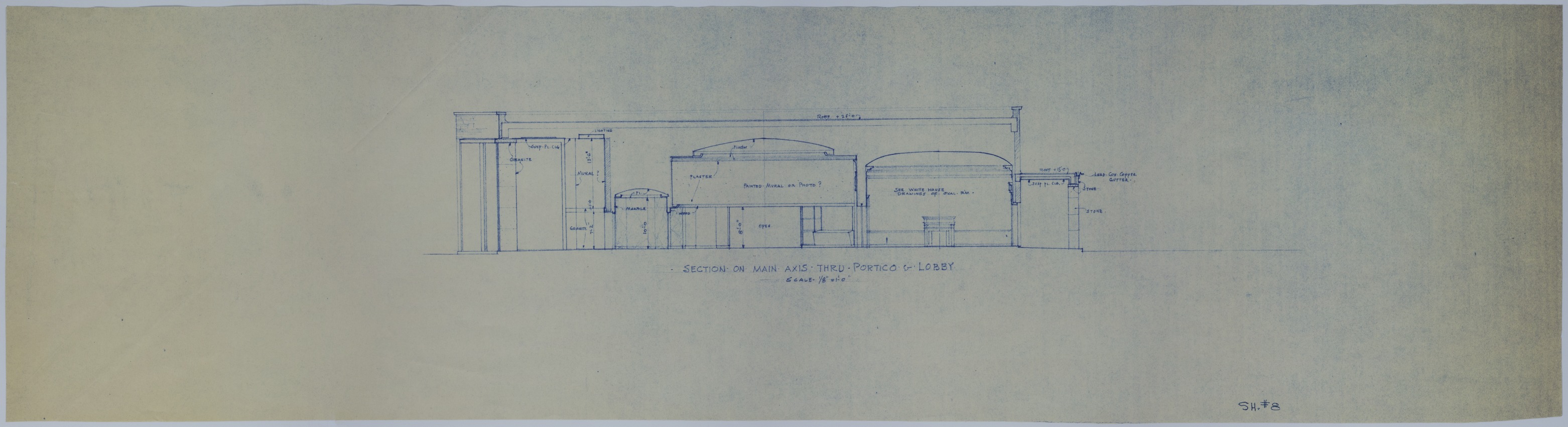 Drawing of the Proposed Harry S. Truman Library