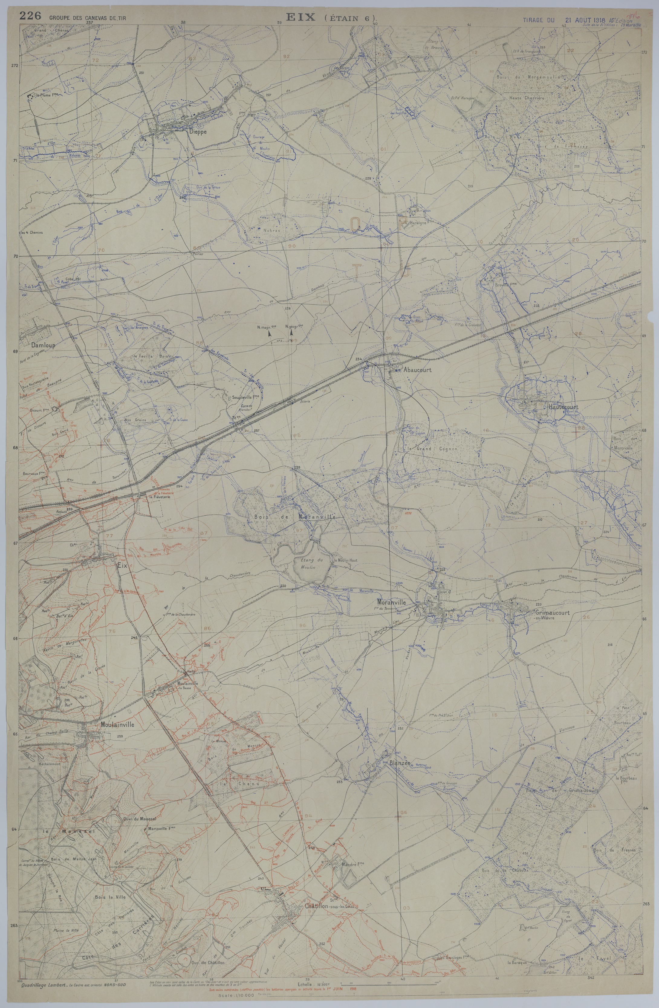 M590.jpg Map of Trench Systems and Battery Activity