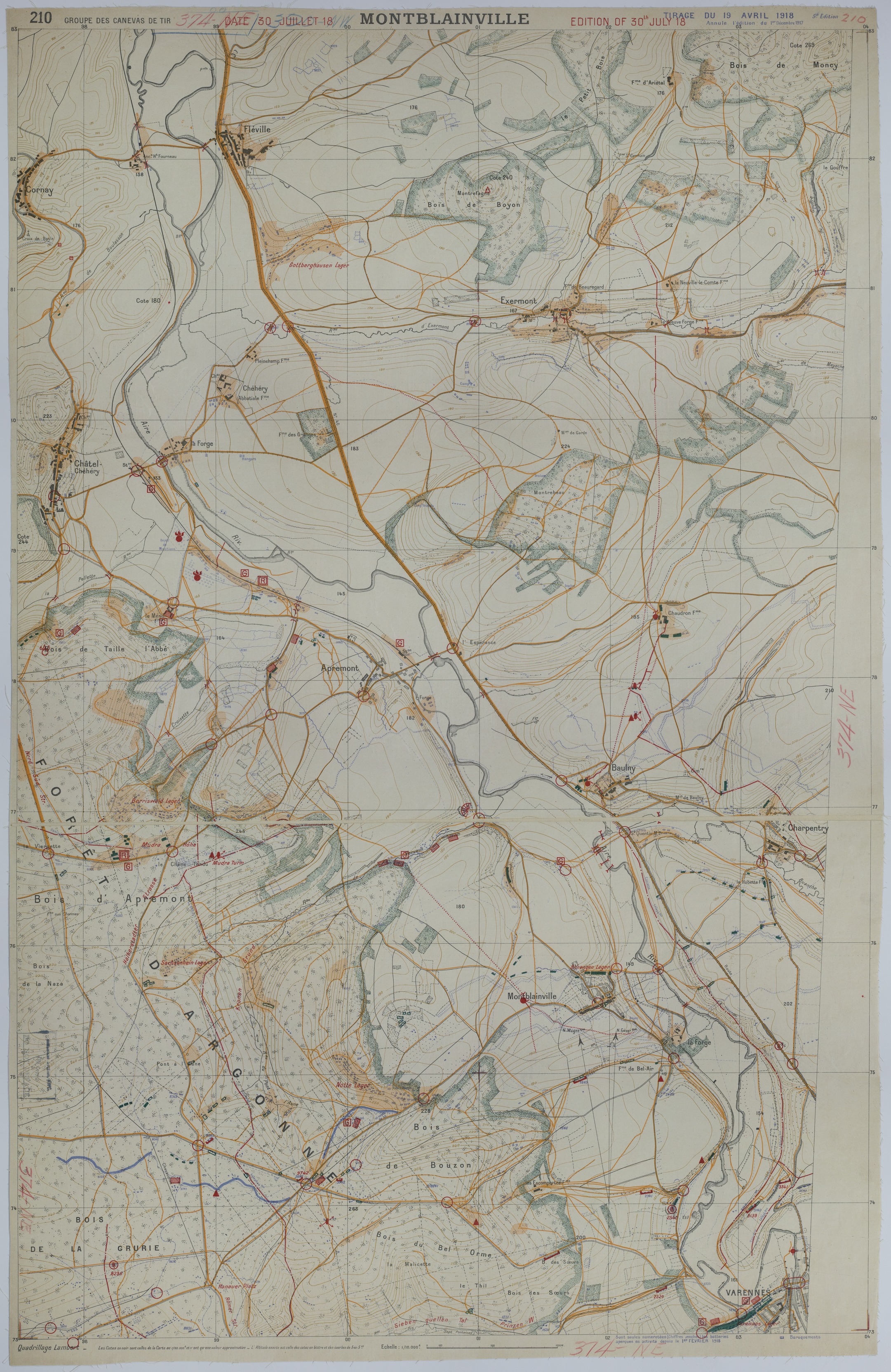 M591.jpg Map of German Positions