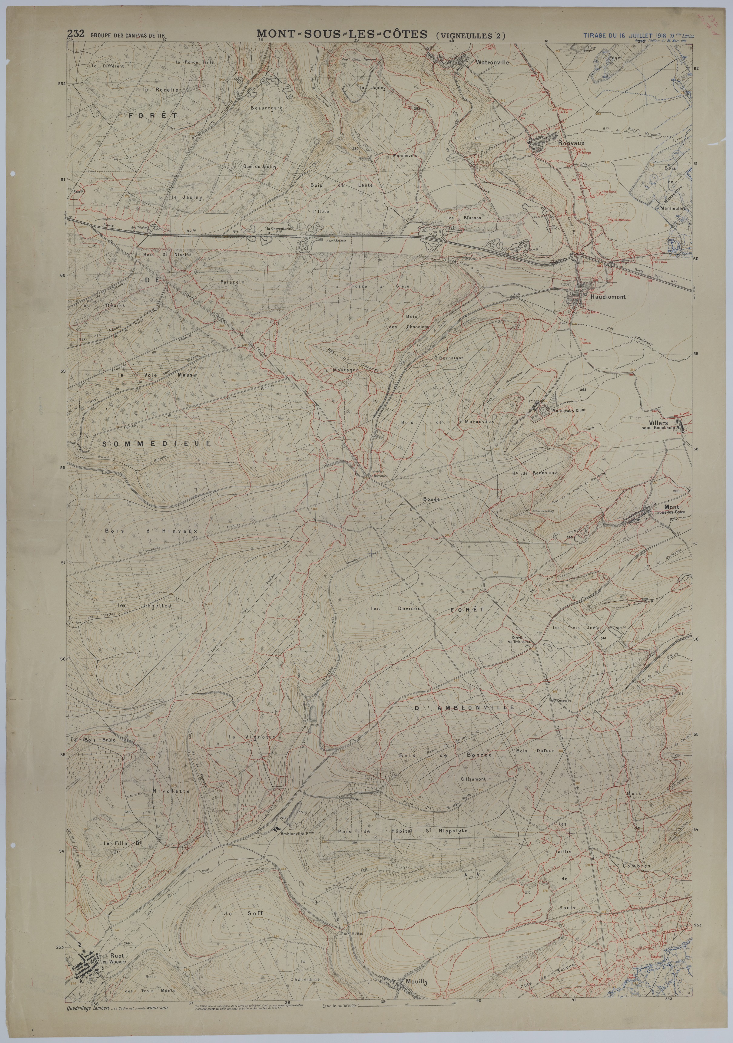M598.jpg Map of Trench Systems