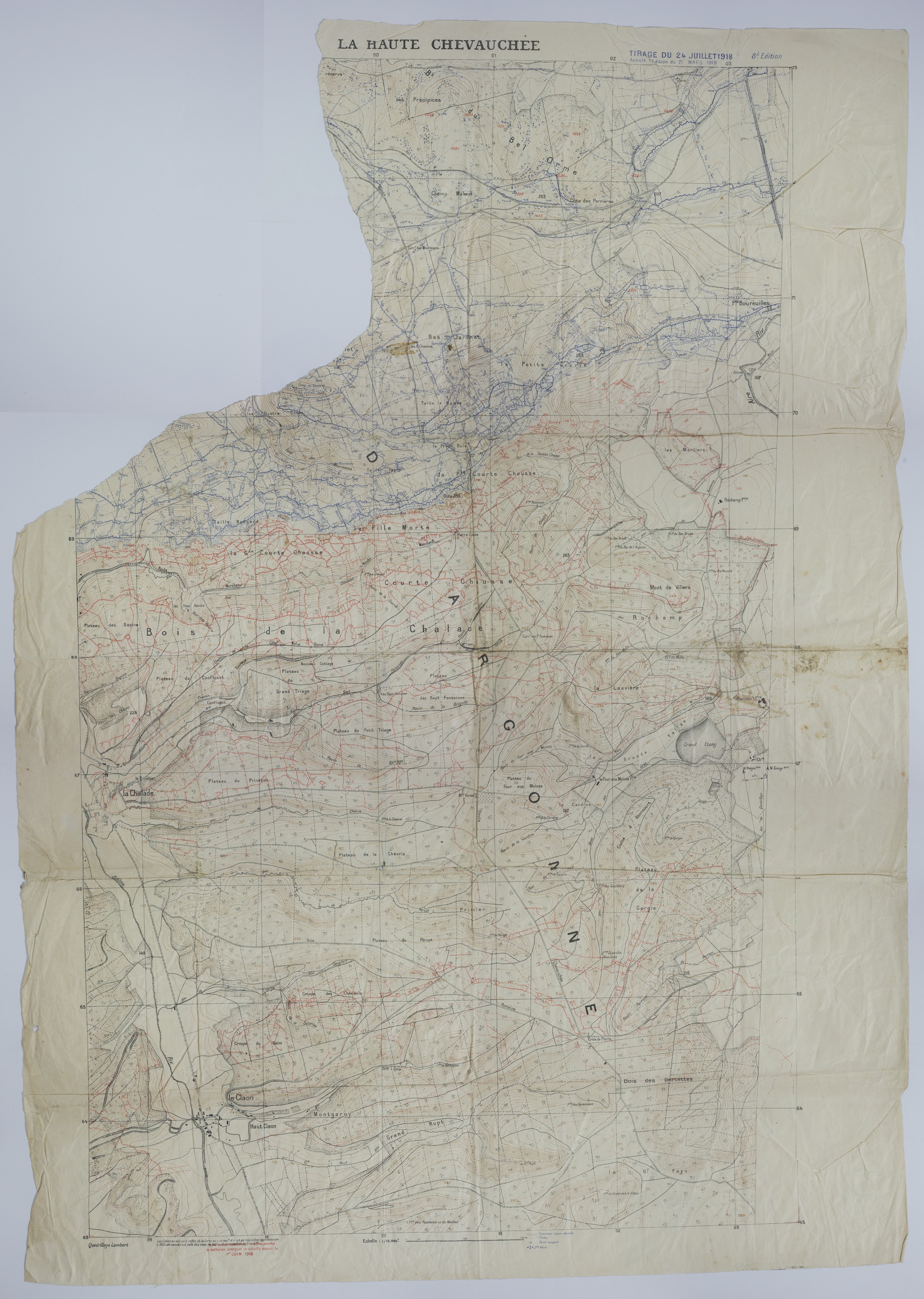 M629.jpg Map of Allied and Enemy Lines