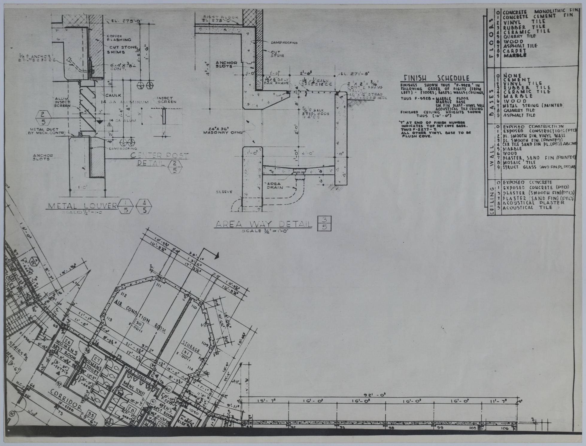 Drawing of the Proposed Basement of the Harry S. Truman Library