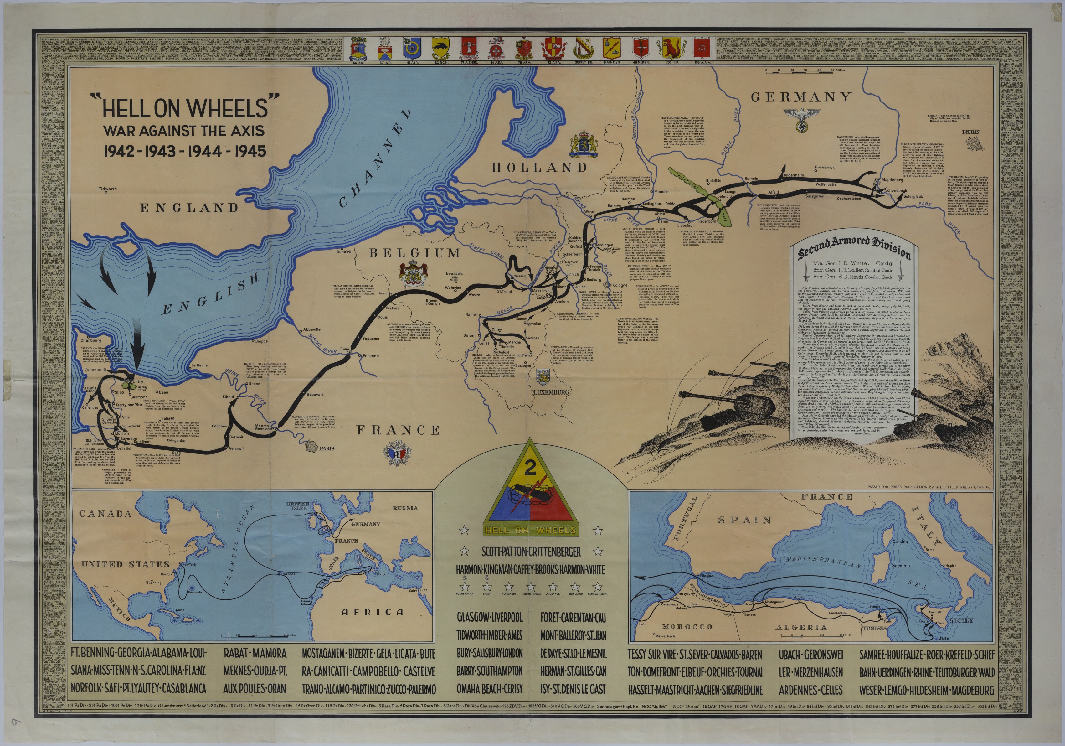 M636.jpg Map of the Second Armored Division