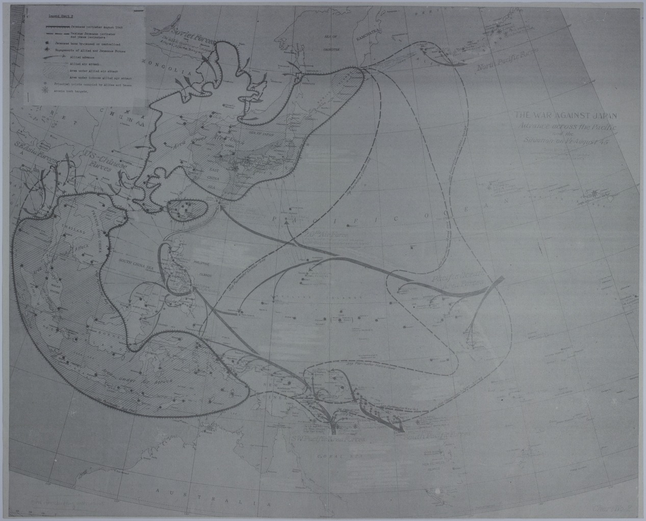 Map of the Pacific Theater