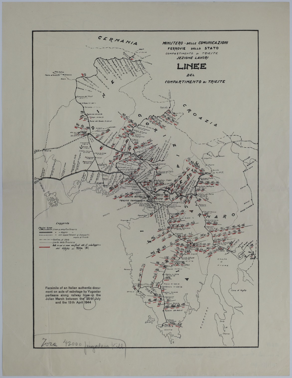 Map of the Julian March