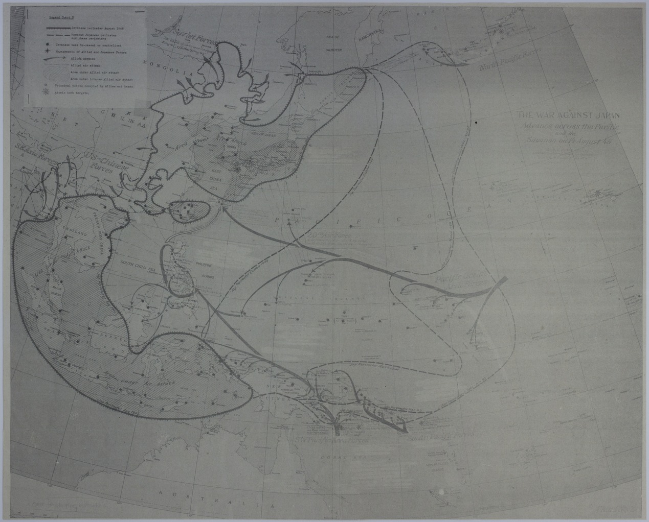 Map of the Pacific Theater