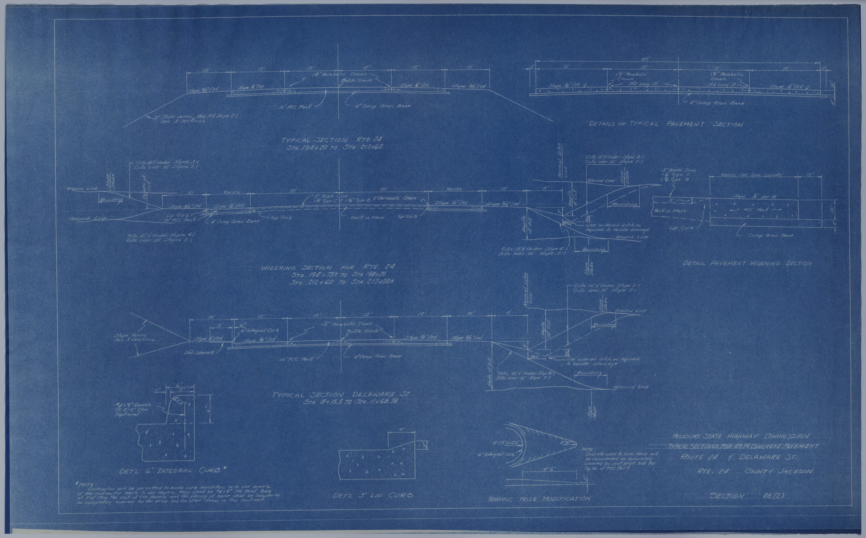 M88.jpg Drawing of Changes to U.S. Route 24 at the Proposed Harry S. Truman Library