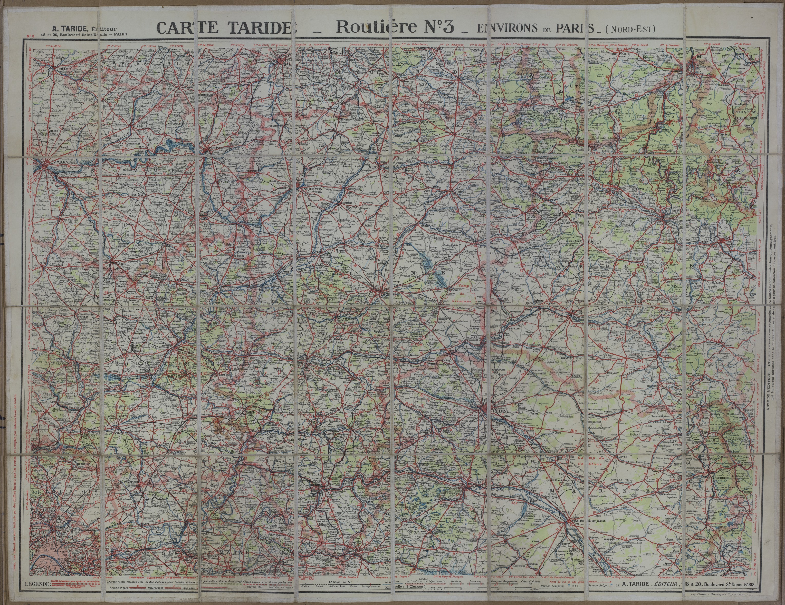 M937.jpg Map of Transportation Routes Surrounding Paris