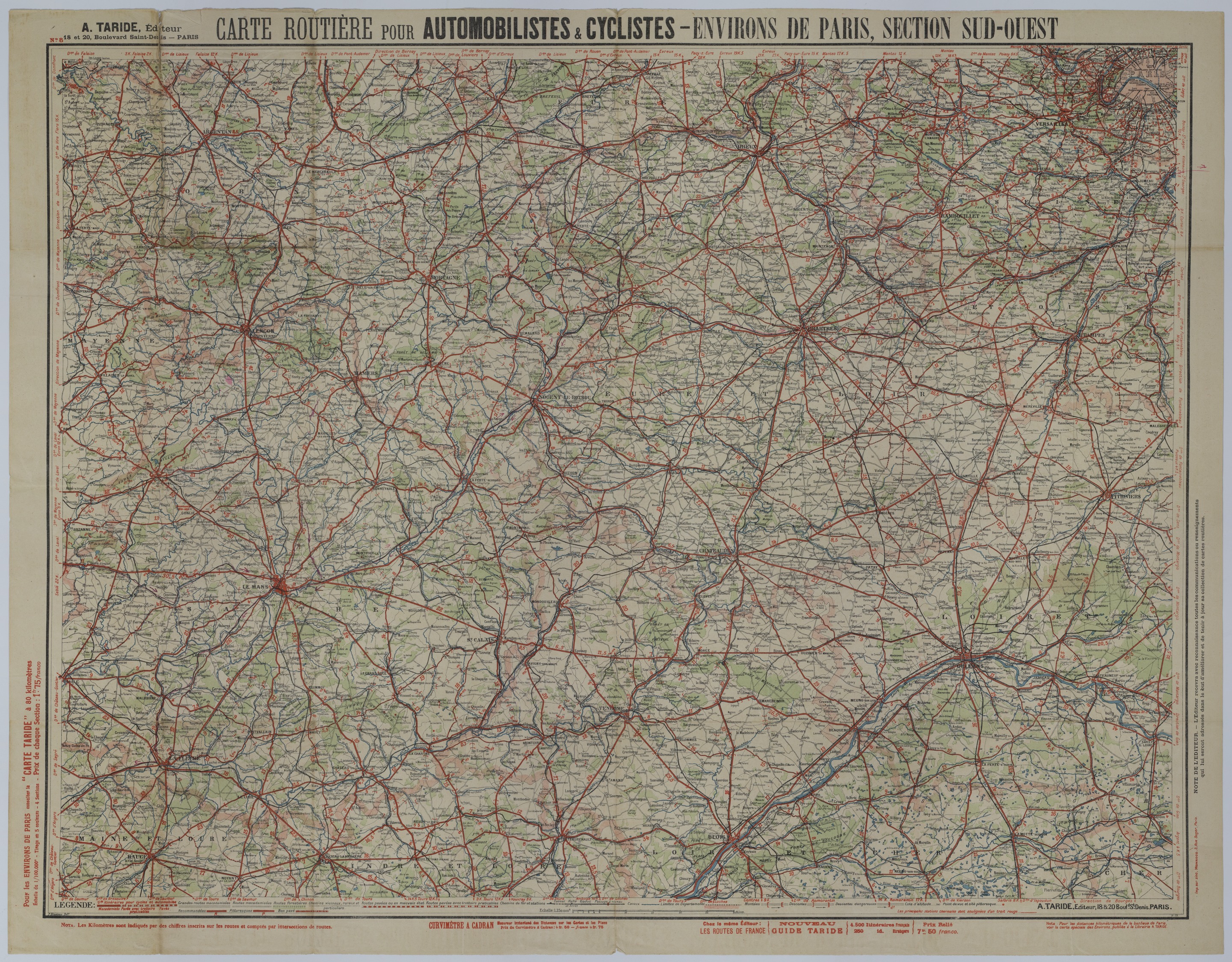 M944.jpg Map of Allied Movement Southwest of Paris