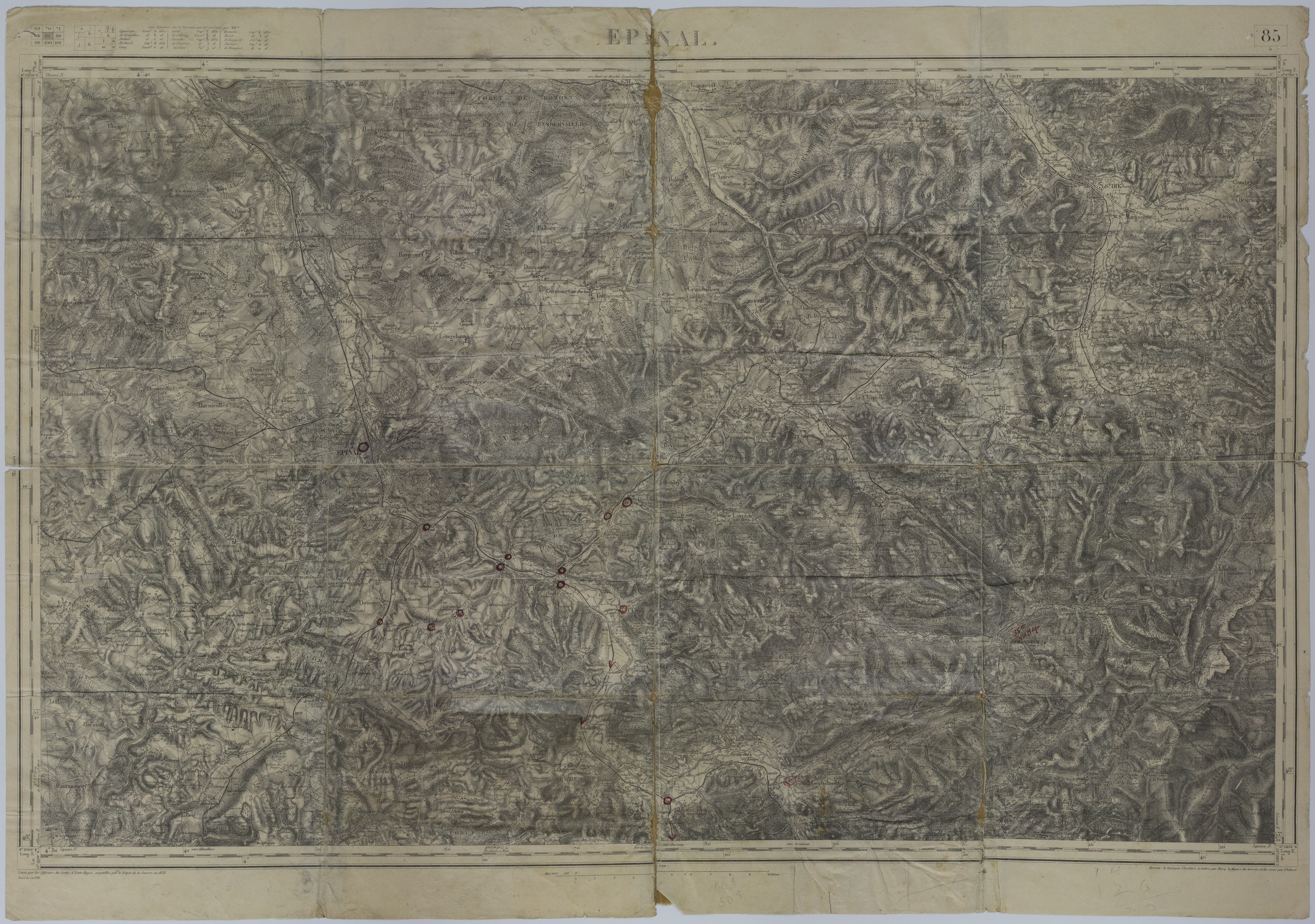 M984.jpg Map of Allied Positions and Movement in Northeast France