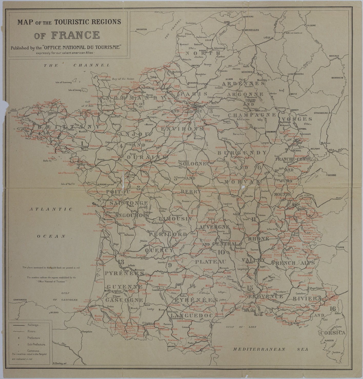 Map of France