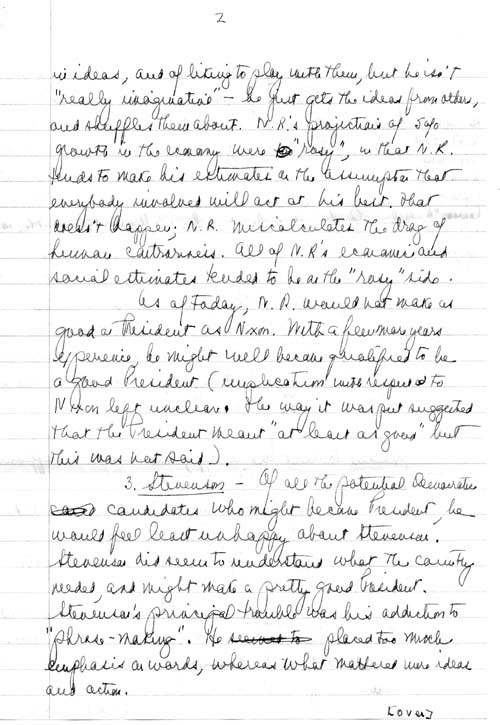 January 21, 1960 Meeting between  Milton Katz and President Eisenhower page 3