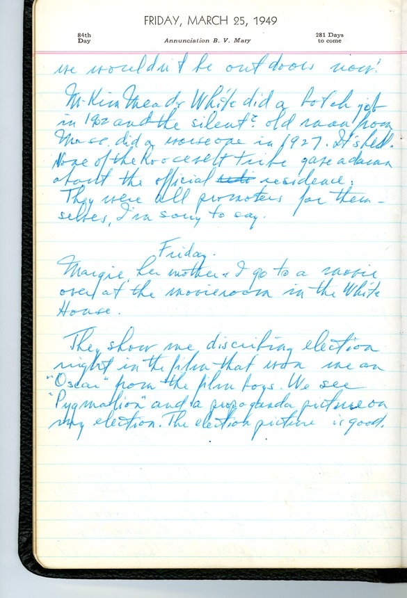 Diary Entry of President Harry S. Truman