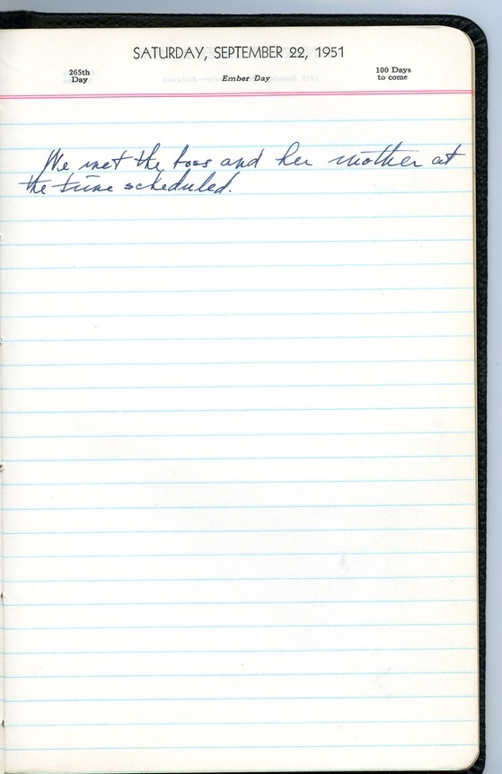Diary Entry of President Harry S. Truman