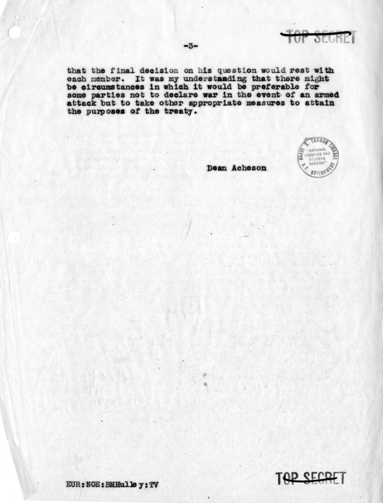 Memorandum of Conversation with the Foreign Minister of Denmark and Others