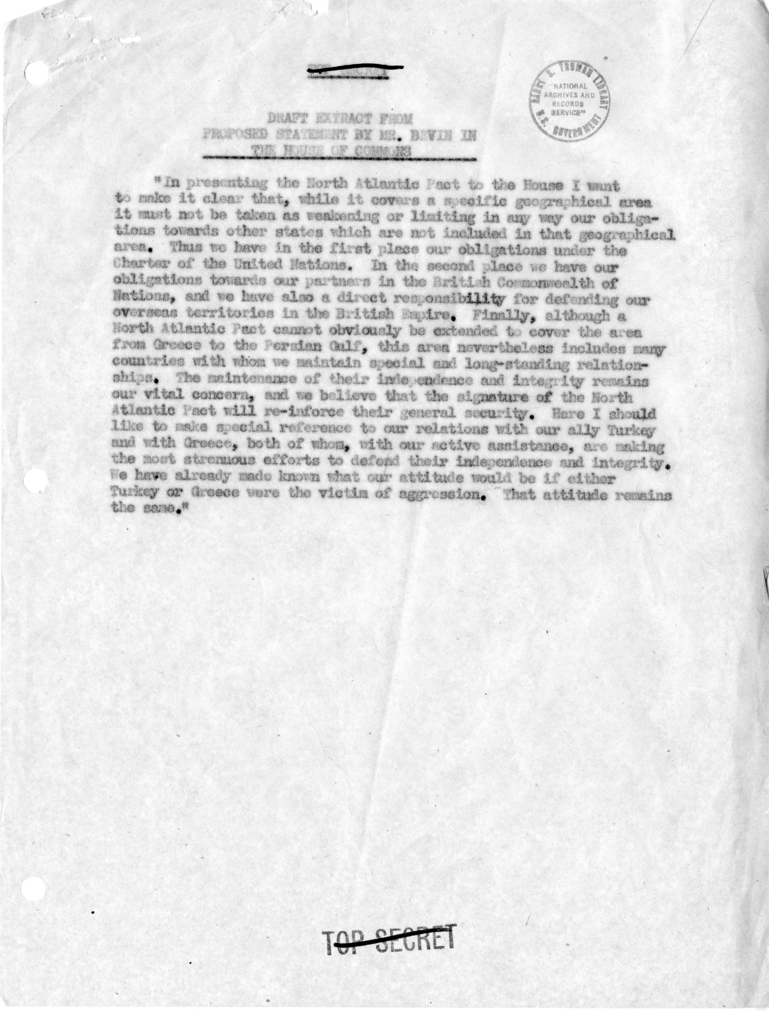 Memorandum of Conversation with the British Ambassador and Others