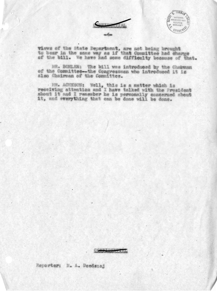 Memorandum of Conversation with the Foreign Minister of Denmark and Others
