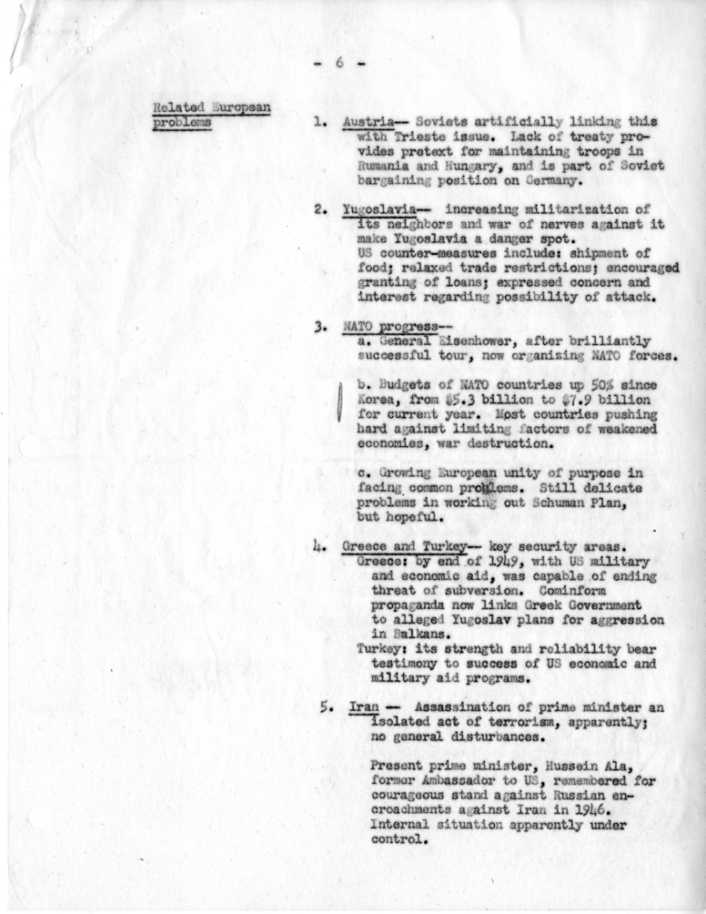 Memorandum from R. Love to Robert G. Barnes