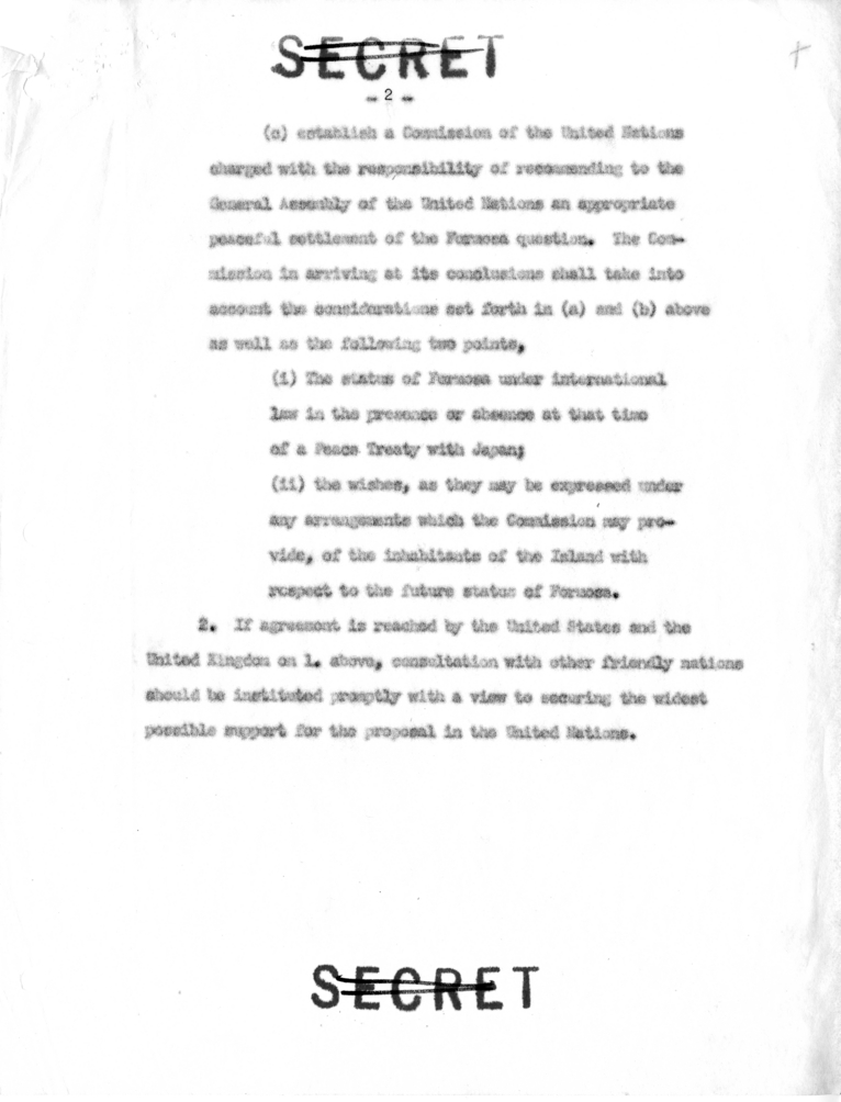 Memorandum of Conversation with the Ambassador of Great Britian, Sir Oliver Franks, and H. Freeman Matthews