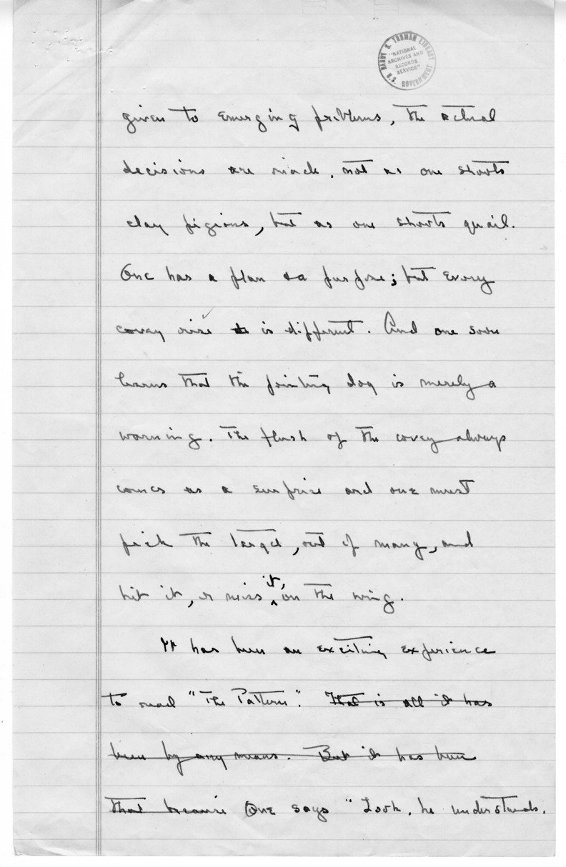 Correspondence Between Mr. McGeorge Bundy and Secretary of State Dean Acheson, with Attachments