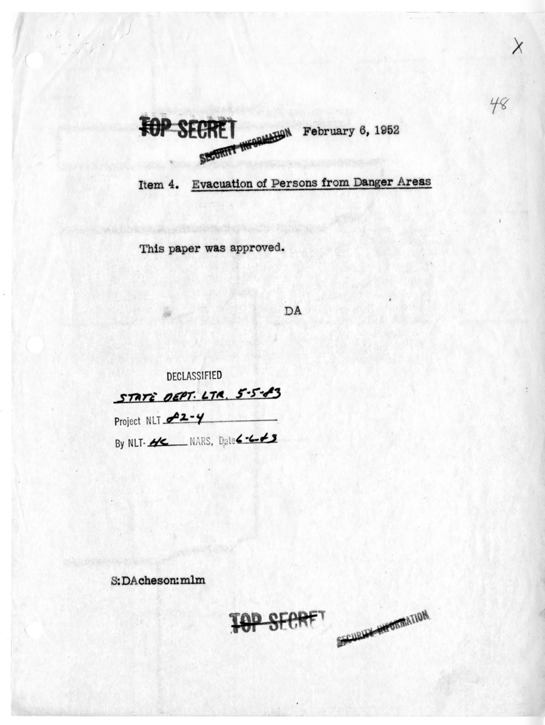 Memorandum of Dicussion at the National Security Council Meeting