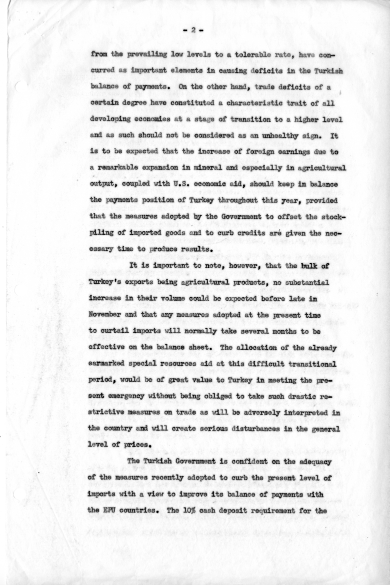 Memorandum of Conversation with Ambassador Feridun Erkin of Turkey and William O. Baxter