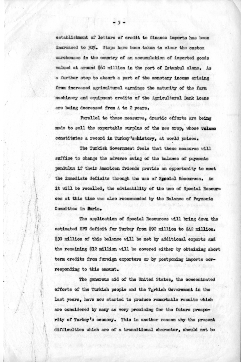 Memorandum of Conversation with Ambassador Feridun Erkin of Turkey and William O. Baxter