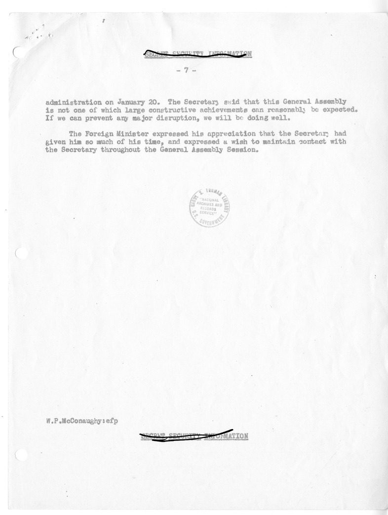 Memorandum of Conversation with Foreign Minister George Yeh of China, Ambassador David M. Key, and Walter P. McConaughy