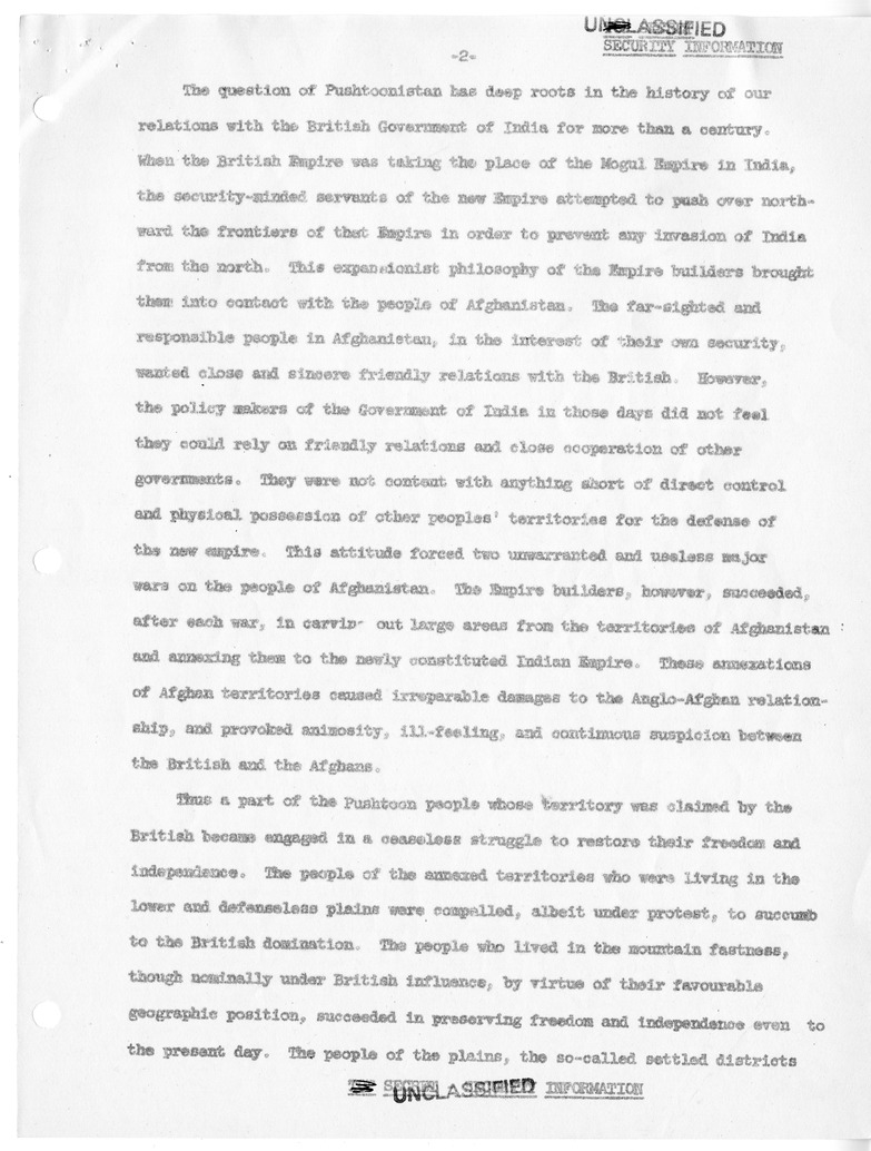 Memorandum of Conversation with Ambassador H.R.H. Prince Naim of Afghanistan, Chairman Mohammed Kabir Khan Louddin of the Afghan Delegation to the United Nations, Edwin Plitt, and William Witman, with Attachment