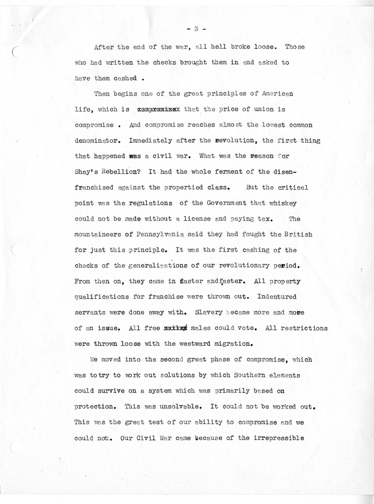 Secretary of State Dean Acheson's "Exposition of American History at the Kraft Dinner"
