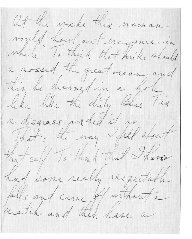 Letter from Harry S. Truman to Bess Wallace