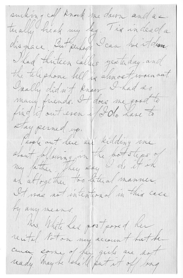 Letter from Harry S. Truman to Bess Wallace