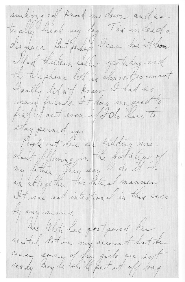 Letter from Harry S. Truman to Bess Wallace