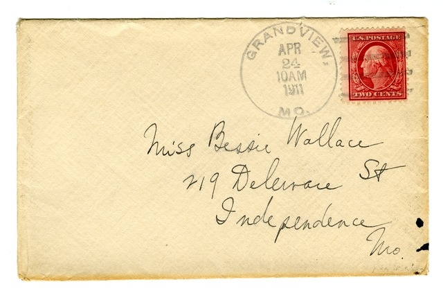 Letter from Harry S. Truman to Bess Wallace