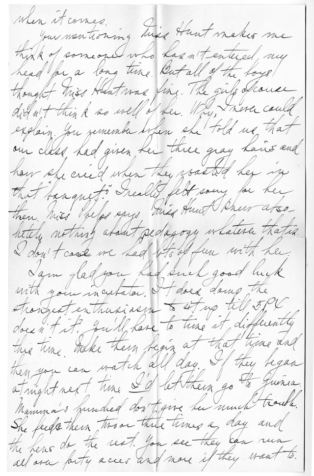 Letter from Harry S. Truman to Bess Wallace