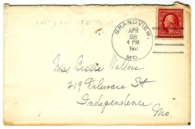 Letter from Harry S. Truman to Bess Wallace