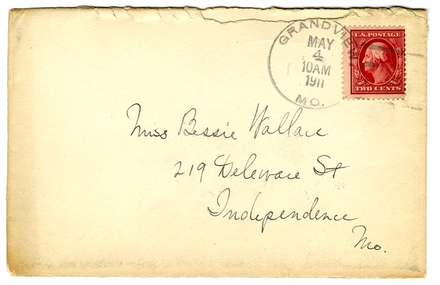 Letter from Harry S. Truman to Bess Wallace