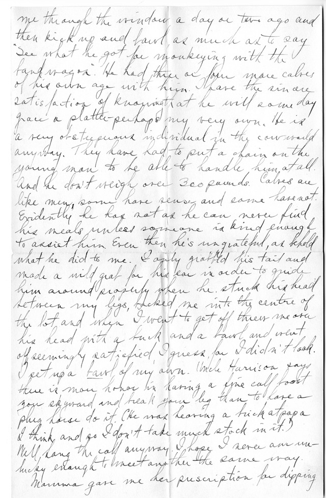 Letter from Harry S. Truman to Bess Wallace