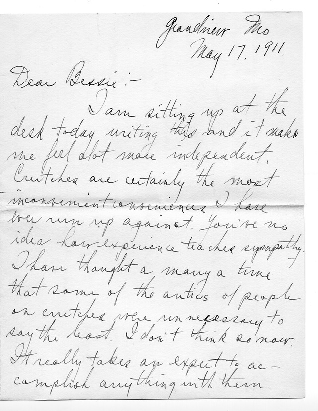 Letter from Harry S. Truman to Bess Wallace