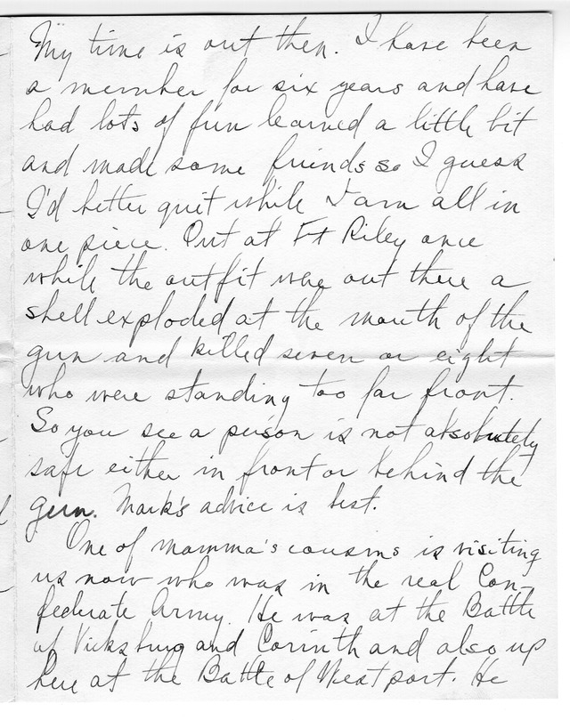 Letter from Harry S. Truman to Bess Wallace