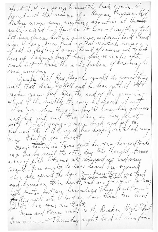 Letter from Harry S. Truman to Bess Wallace