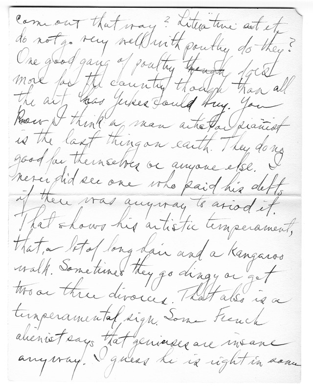 Letter from Harry S. Truman to Bess Wallace