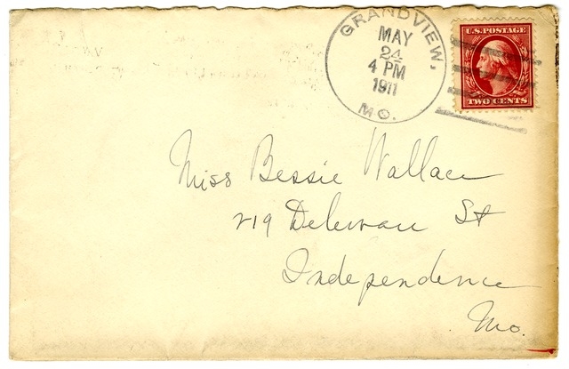 Letter from Harry S. Truman to Bess Wallace