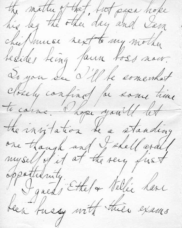 Letter from Harry S. Truman to Bess Wallace