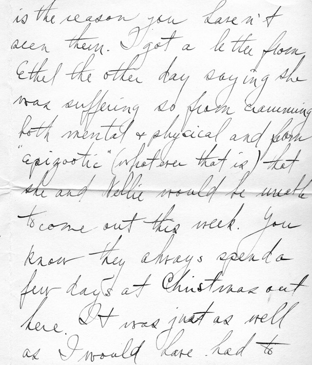 Letter from Harry S. Truman to Bess Wallace