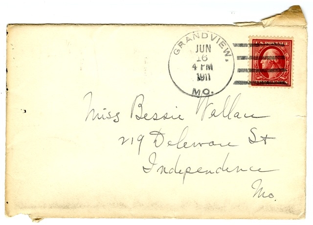 Letter from Harry S. Truman to Bess Wallace