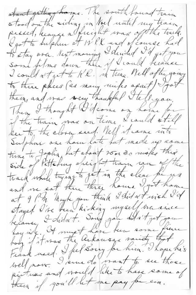 Letter from Harry S. Truman to Bess Wallace