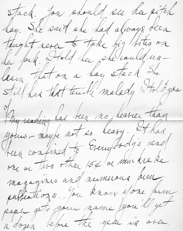 Letter from Harry S. Truman to Bess Wallace