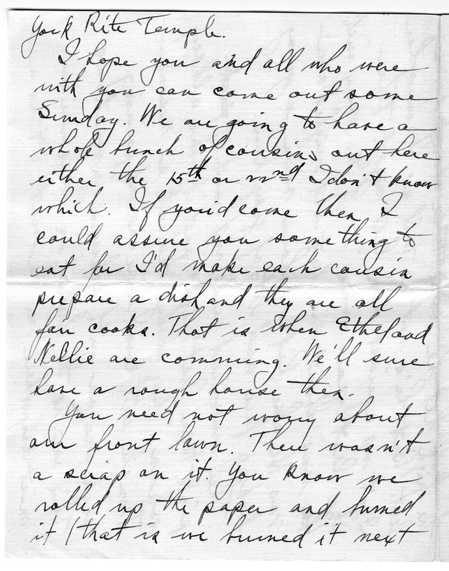 Letter from Harry S. Truman to Bess Wallace